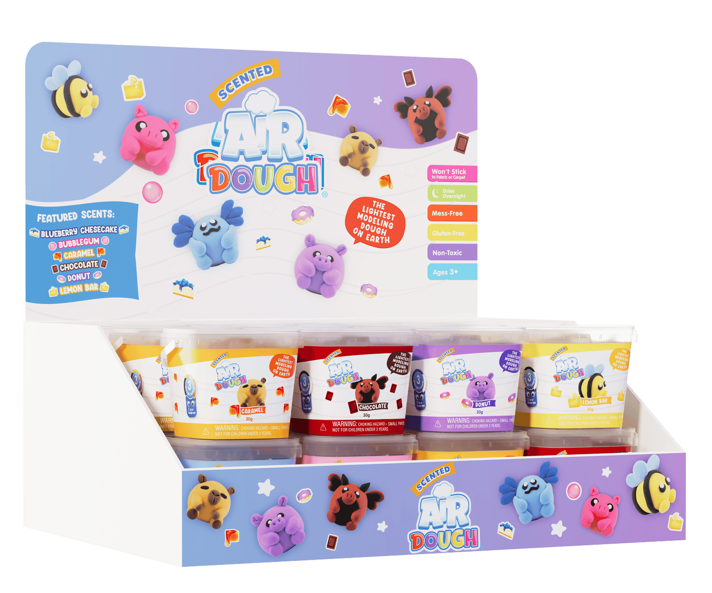 Air Dough Scented Small Buckets