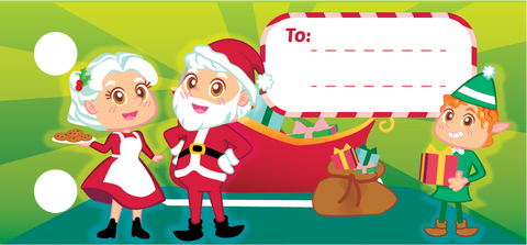 Preview of Holiday Smencil Gram Green