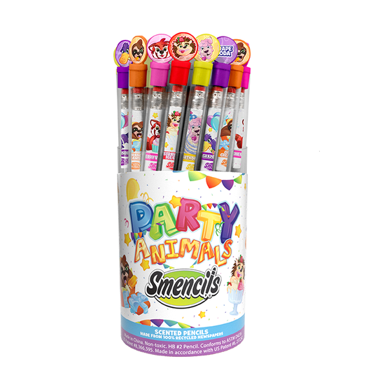 Halloween Smencils Cylinder - HB #2 Scented Smelly Pencils, 50 Count -  Gifts for Kids, Party Favors, Classroom Rewards