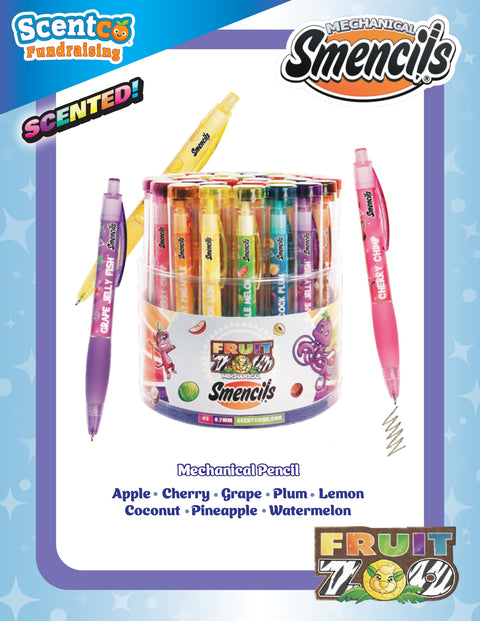 Preview of Fruit Zoo Mechanical Smencils Poster